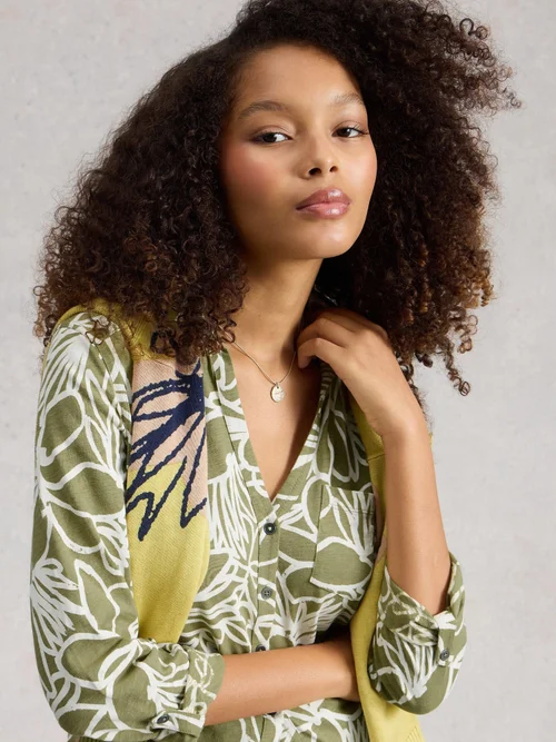 CHEMISE LONGUE ANNIE - Green Pr - 52 Image 3