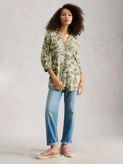 CHEMISE LONGUE ANNIE - Green Pr - 52 Image 2