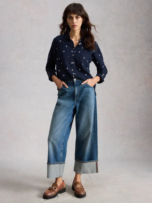 Chemise Sophie en coton biologique - Dark Navy - 52 Image 2