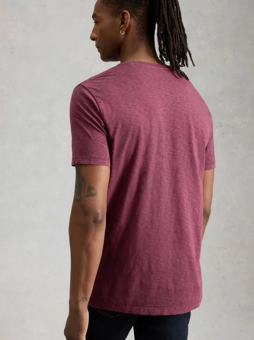 T-shirt à manches courtes Abersoch - Mid Plum - XXL/R Image 3