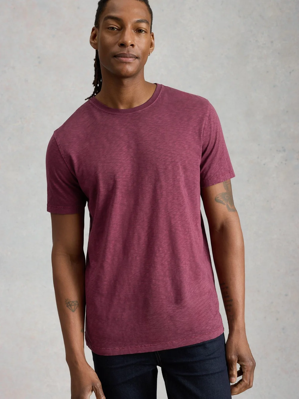 T-shirt à manches courtes Abersoch - Mid Plum - XXL/R Image 1