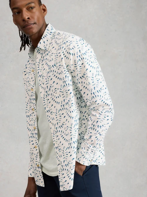 Chemise Finsbury Swim à imprimé poisson - White Pr - XL/R Image 3