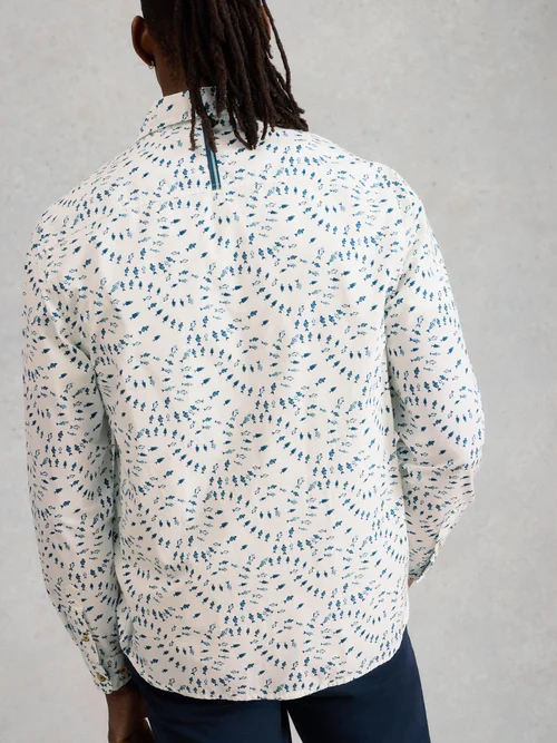 Chemise Finsbury Swim à imprimé poisson - White Pr - XXXL/R Image 4