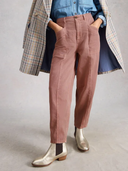 Pantalon Aubrey Barrel - Mid Pink - 50/R Image 1