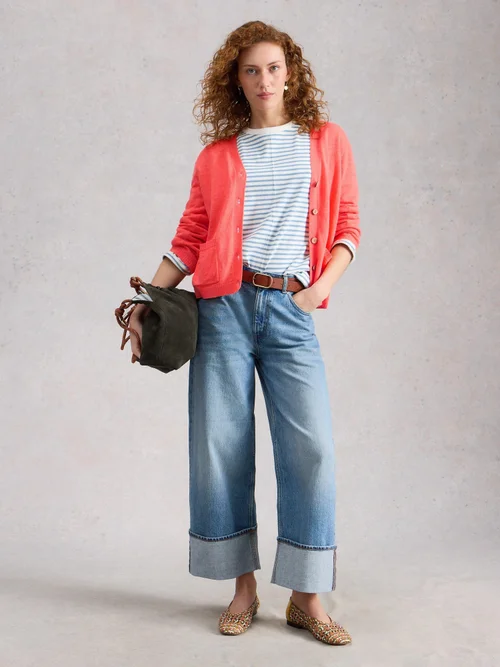 GALET EN MÉLANGE DE LIN NOVA - Mid Coral - 52 Image 2