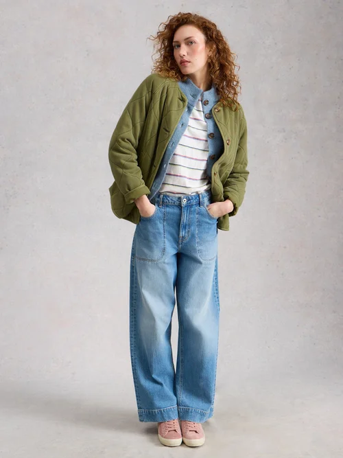 Veste matelassée en jersey Anya - Mid Green - 42 Image 2