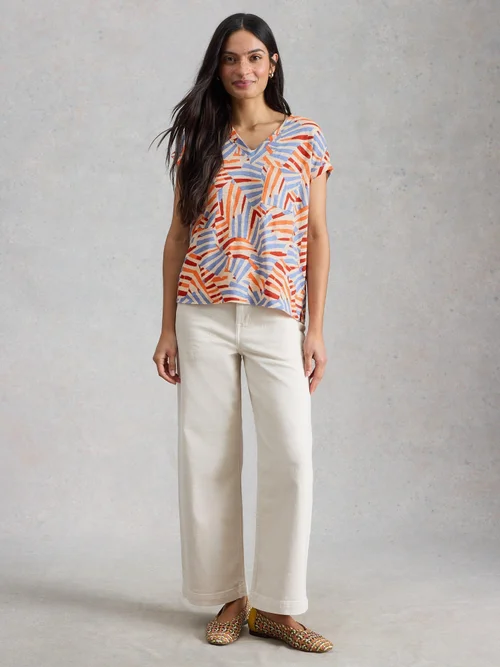 T-shirt en lin IRIS - Nat Mlt - 52 Image 2