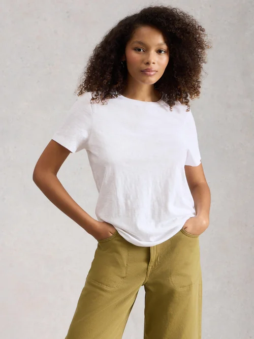 T-SHIRT À MANCHES COURTES CLARA - Bril White - 52 Image 3