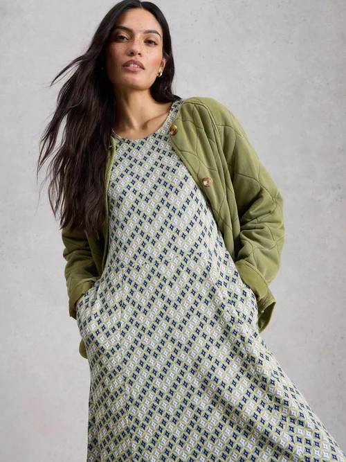 Robe Madeline en jersey - Green Mlt - 52/R Image 3