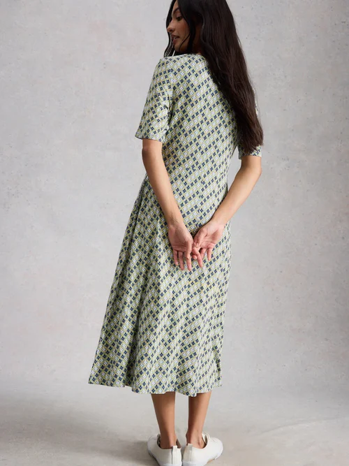 Robe Madeline en jersey - Green Mlt - 52/R Image 4