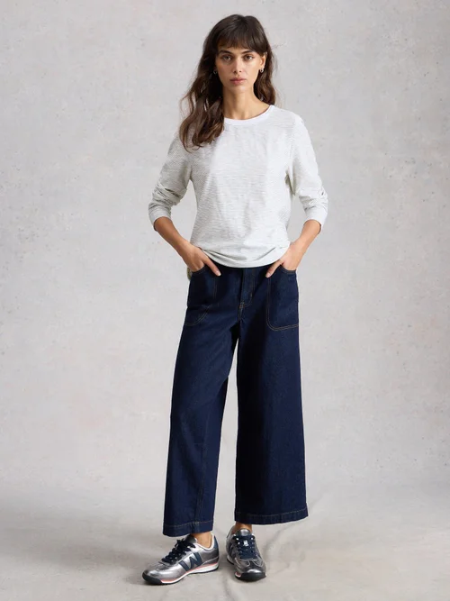 Tee-shirt manches longues Clara Texture - White Mlt - 52 Image 2