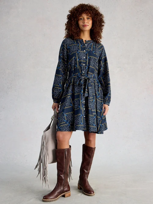 Robe trapèze Monique - Blue Mlt - 48/R Image 2