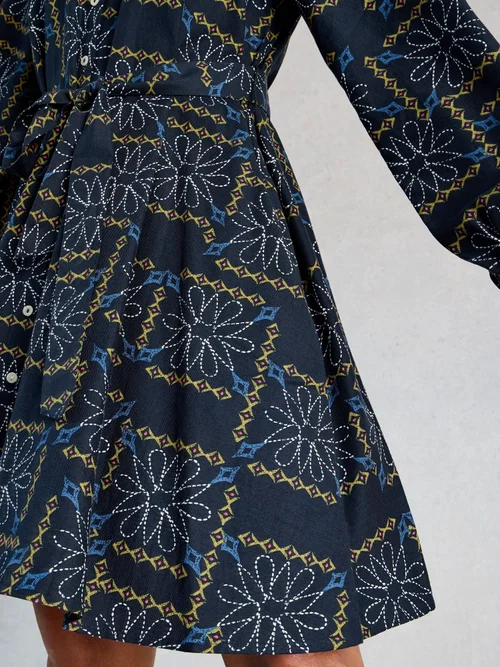 Robe trapèze Monique - Blue Mlt - 48/R Image 3