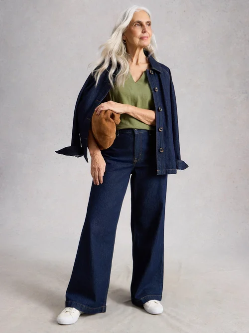 T-SHIRT À COL CASSÉ NELLY - Brt Green - 52 Image 2