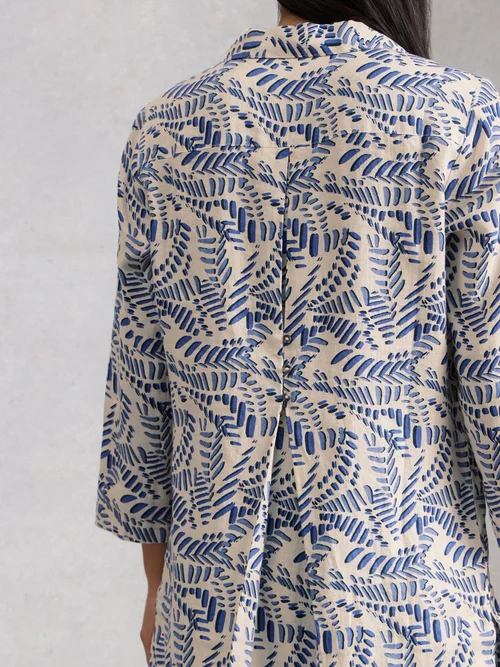 Tunique en lin Bianca - Ivory Pr - 52/R Image 4