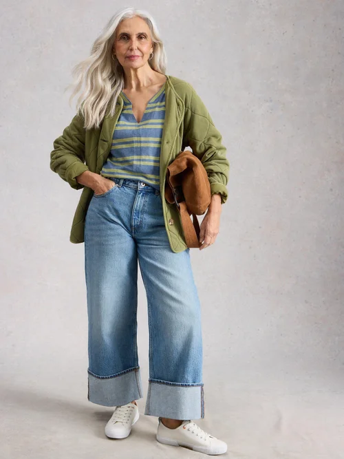 T-SHIRT À RAYURES NELLY NOTCH - Blue Mlt - 52 Image 2