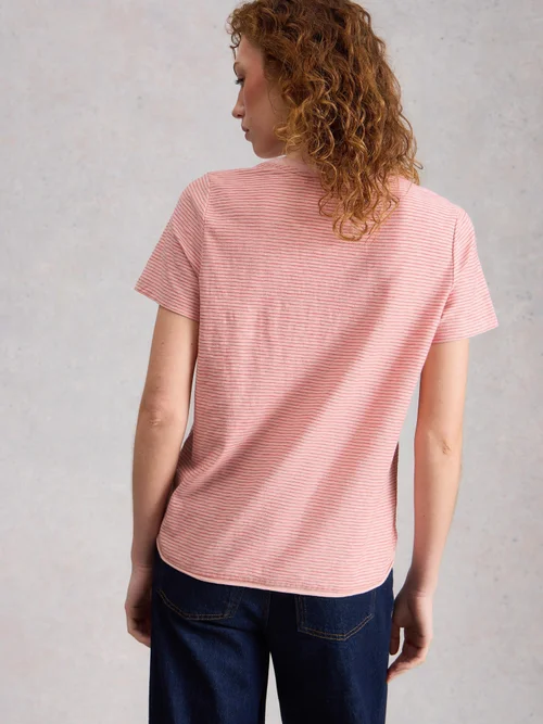 T-SHIRT À MANCHES COURTES CLARA TEXTURE - Mid Pink - 52 Image 4