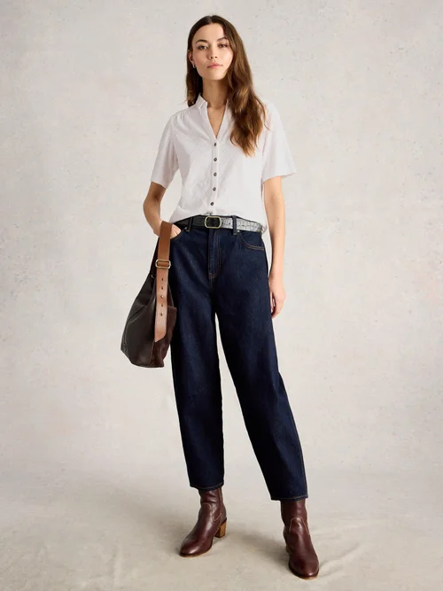 CHEMISE BRODERIE ANNIE SS - Bril White - 52 Image 2