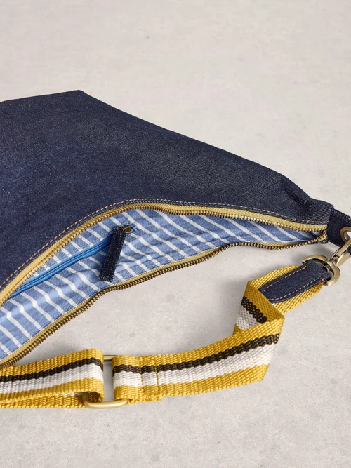 Sac bandoulière en denim Natalie Image 3