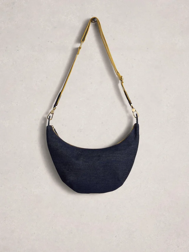 Sac bandoulière en denim Natalie
