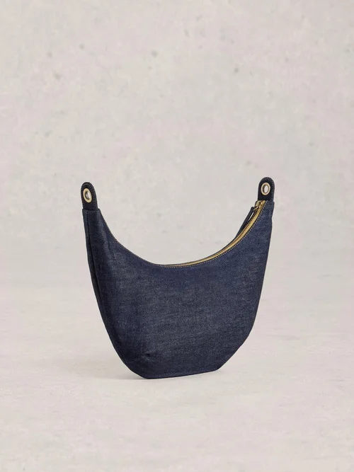 Sac bandoulière en denim Natalie Image 4