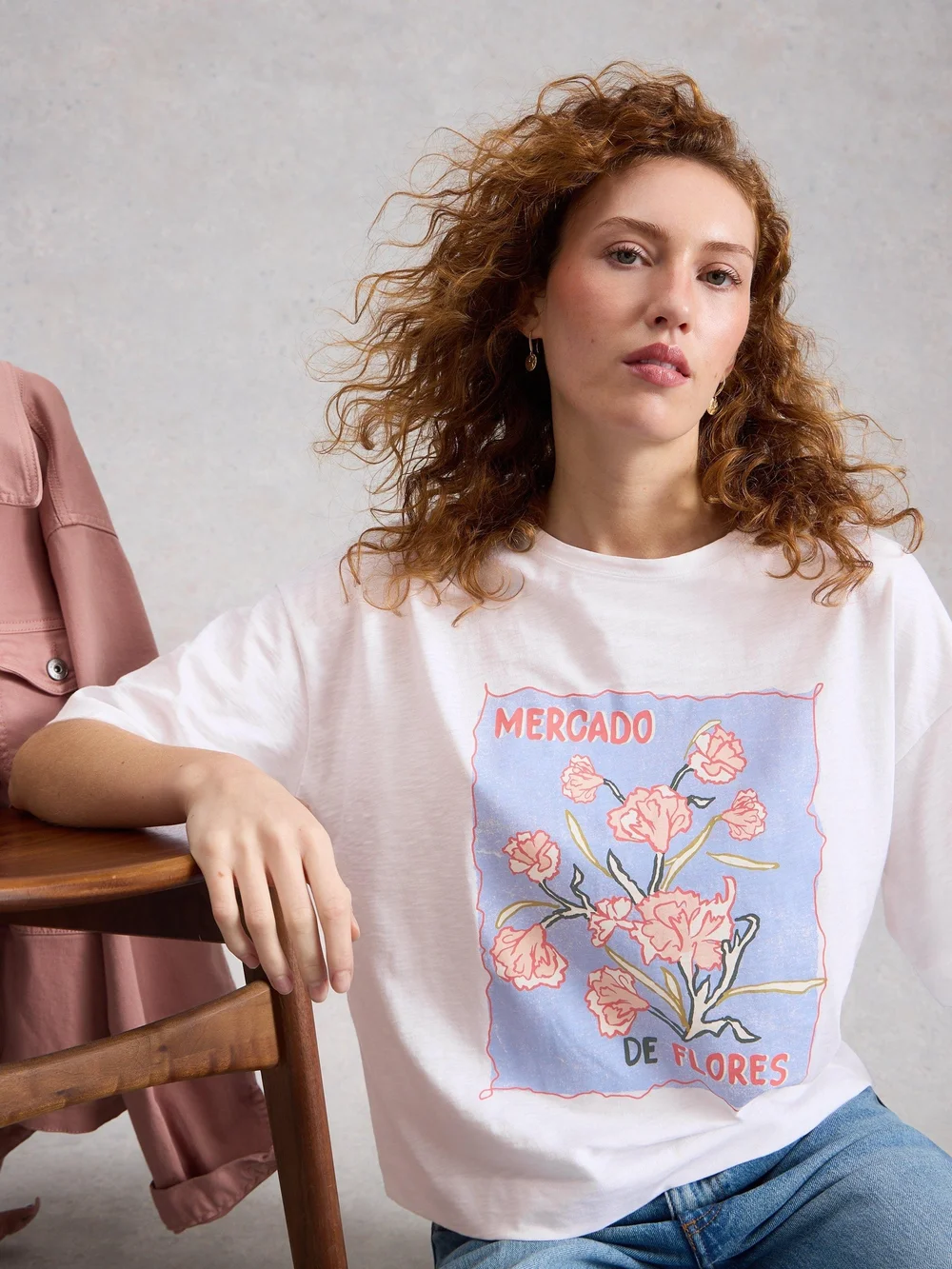 KATYA TEE - White Pr - 52 Image 1