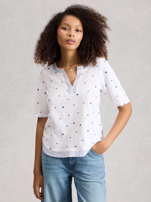 Tee-shirt brodé Weaver Notch - White Mlt - 52 Image 1