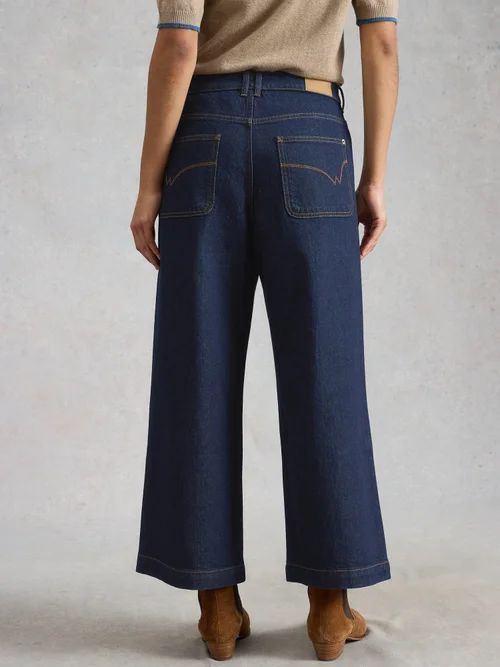 Jean court à jambes larges Tia - Dk Denim - 52/R Image 4