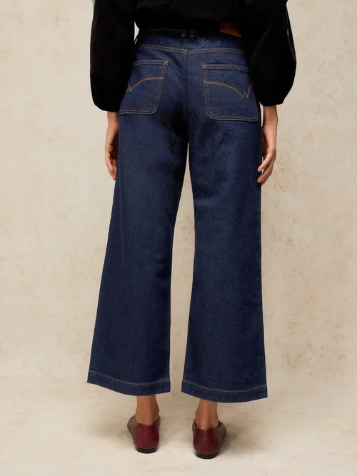 Jean court à jambes larges Tia - Dk Denim - 52/R Image 4