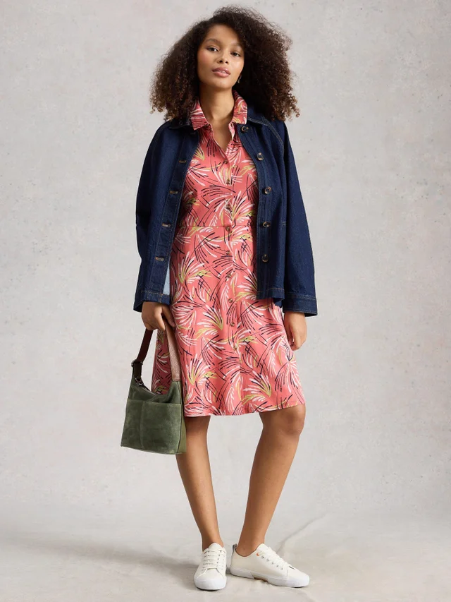 Robe chemise en jersey Ria