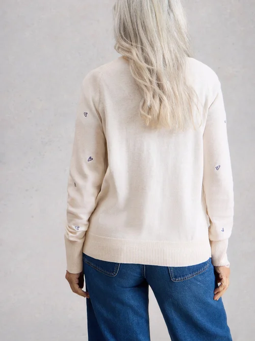 Cardigan brodé Lulu - Ivory Mlt - 50 Image 4