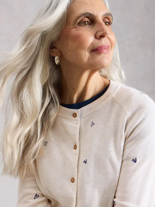 Cardigan brodé Lulu - Ivory Mlt - 50 Image 3
