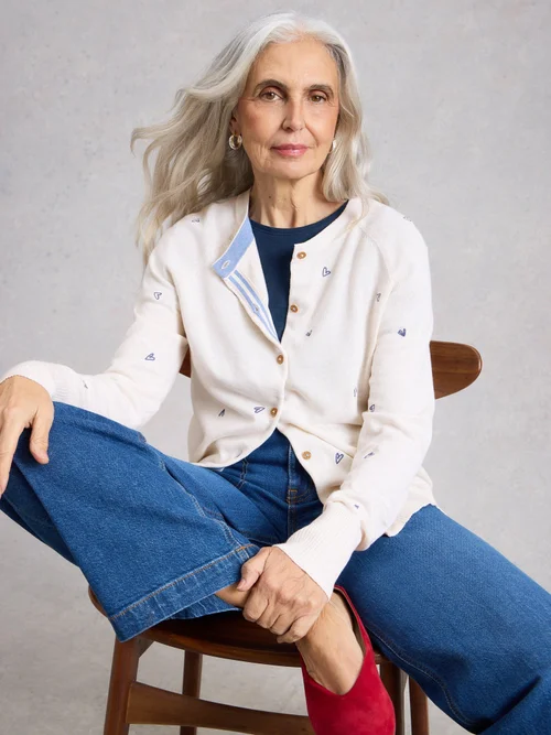 Cardigan brodé Lulu - Ivory Mlt - 50 Image 2