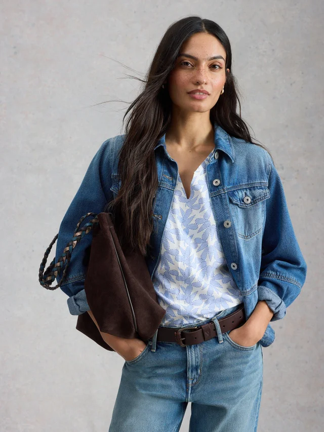 T-SHIRT À COL CASSÉ NELLY