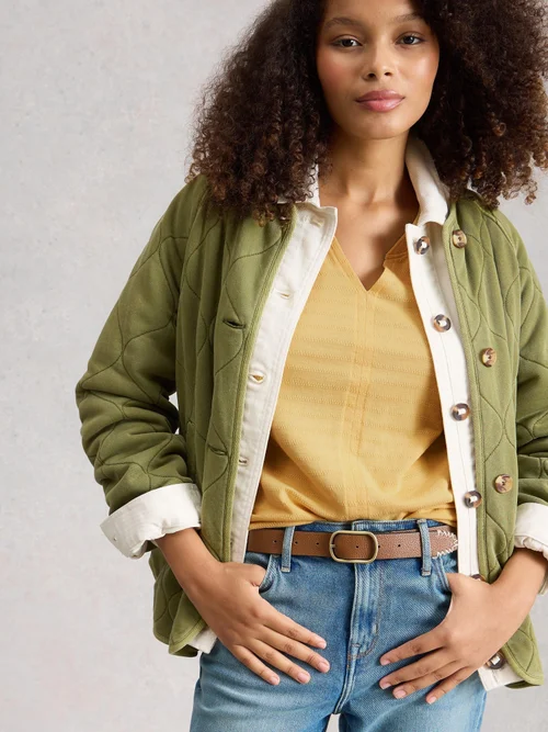 T-shirt texturé Nelly Notch - Lgt Yellow - 52 Image 3