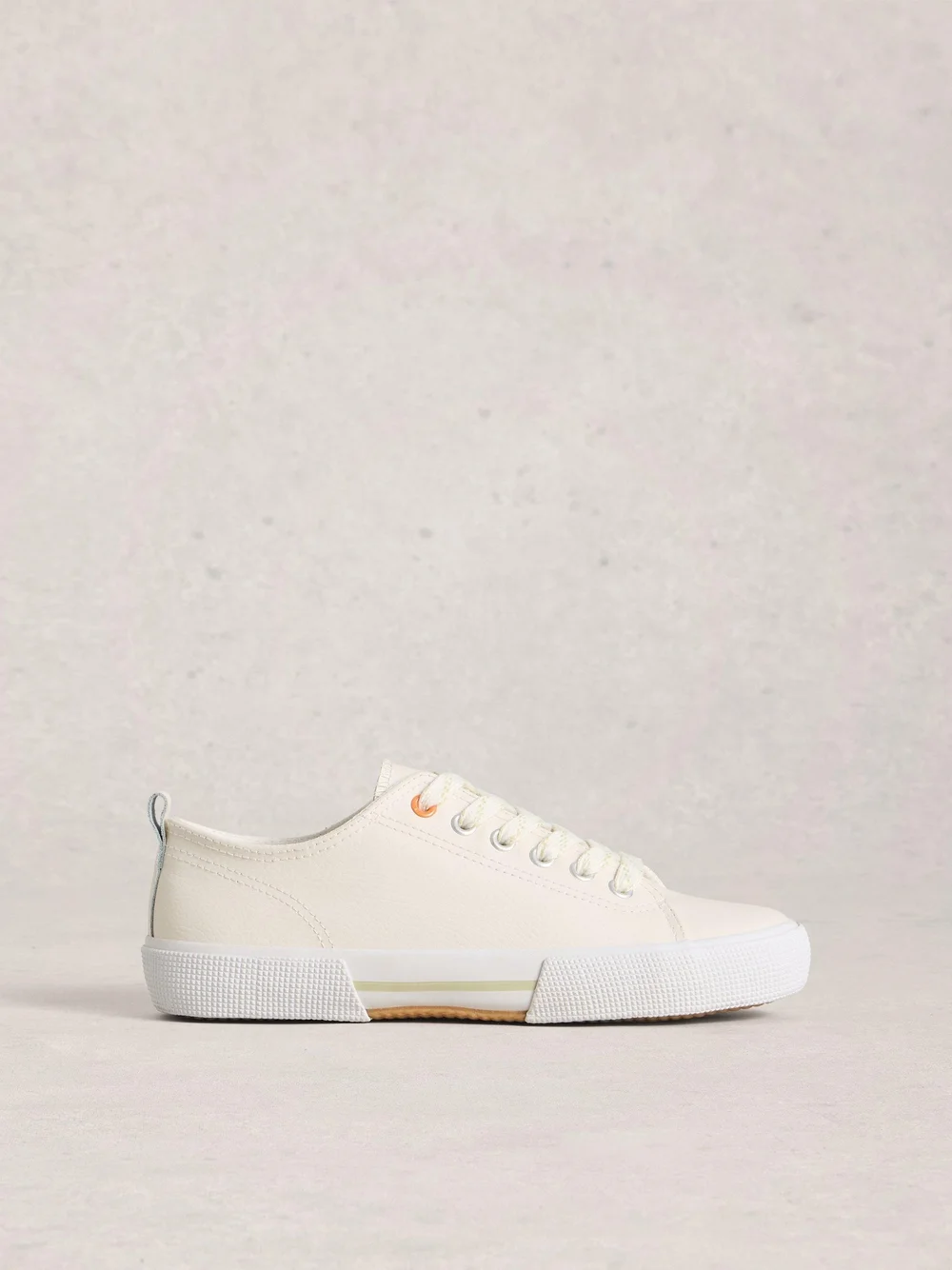 Baskets à lacets en cuir Pippa - Nat White - 41 Image 1
