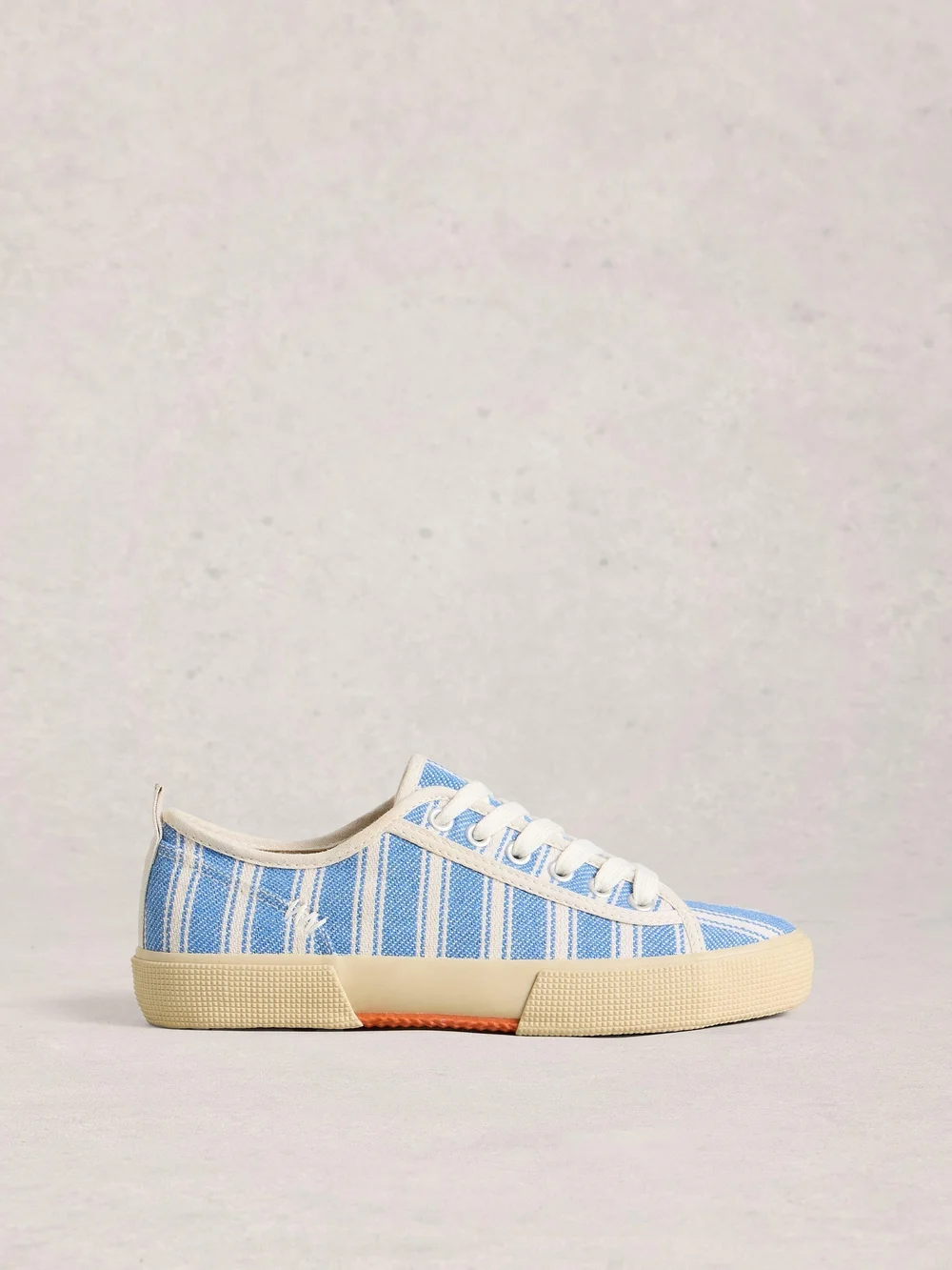 Baskets à lacets en toile Pippa - Blue Mlt - 41 Image 1