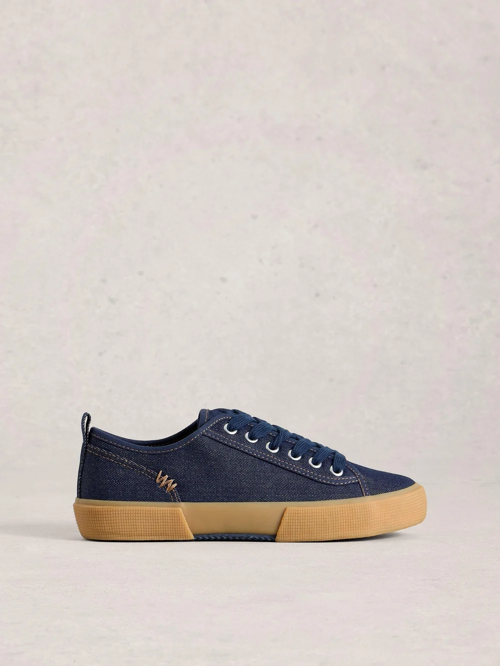 Baskets à lacets en toile Pippa - Dk Denim - 41 Image 1