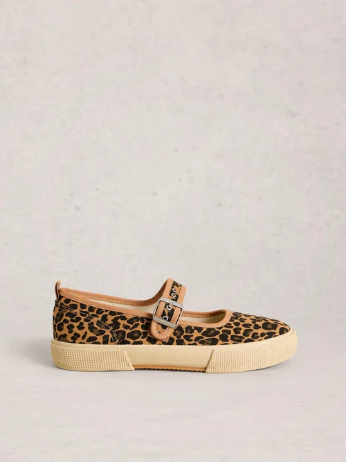 Pippa Mary Jane Trainer - Brown Mlt - 41 Image 1