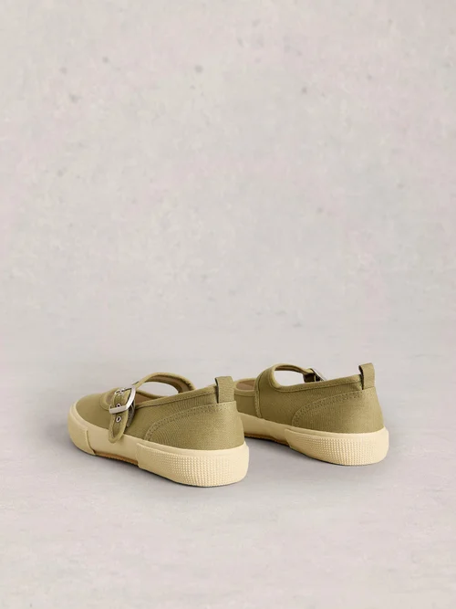 Pippa Mary Jane Trainer - Khaki Grn - 41 Image 4