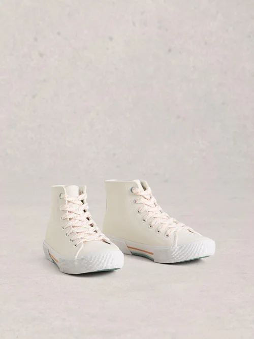 Baskets montantes en cuir Pippa - Bril White - 41 Image 2