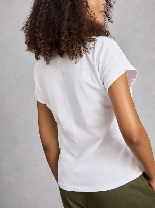 T-SHIRT BRODÉ NELLY - Bril White - 52 Image 4