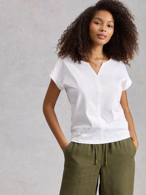 T-shirt brodé Nelly - Bril White - 52 Image 3
