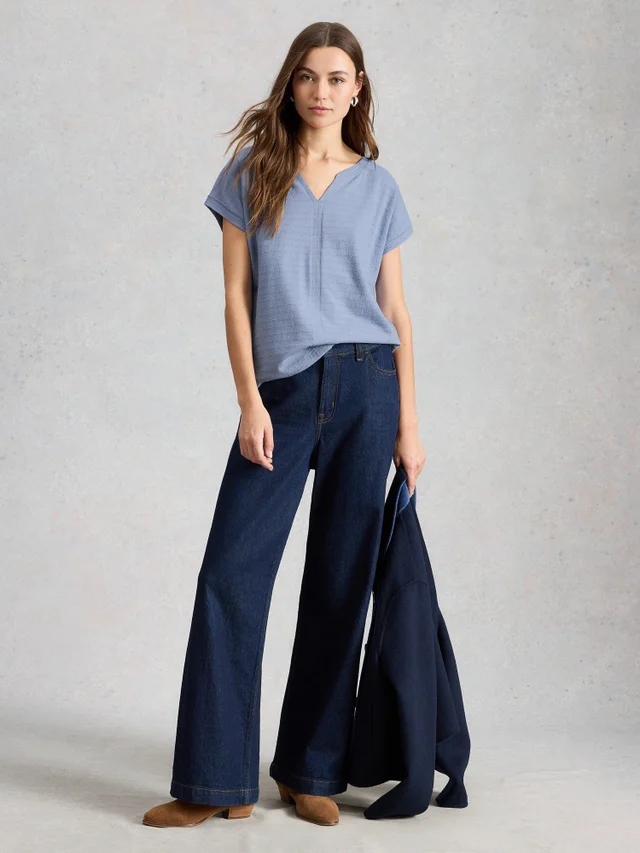 T-shirt texturé Nelly Notch