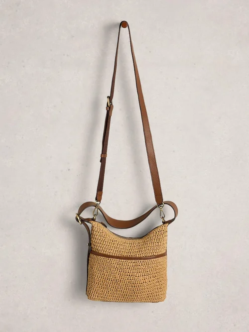 Mini Sac Bandoulière Sophia en Raphia Image 3