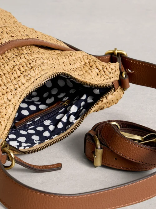 Mini sac bandoulière Sophia en raphia Image 4