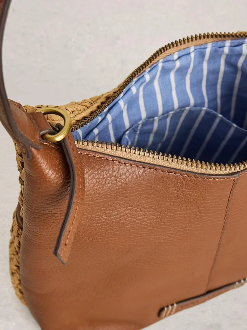 Mini Sac Bandoulière Sophia en Raphia Image 4