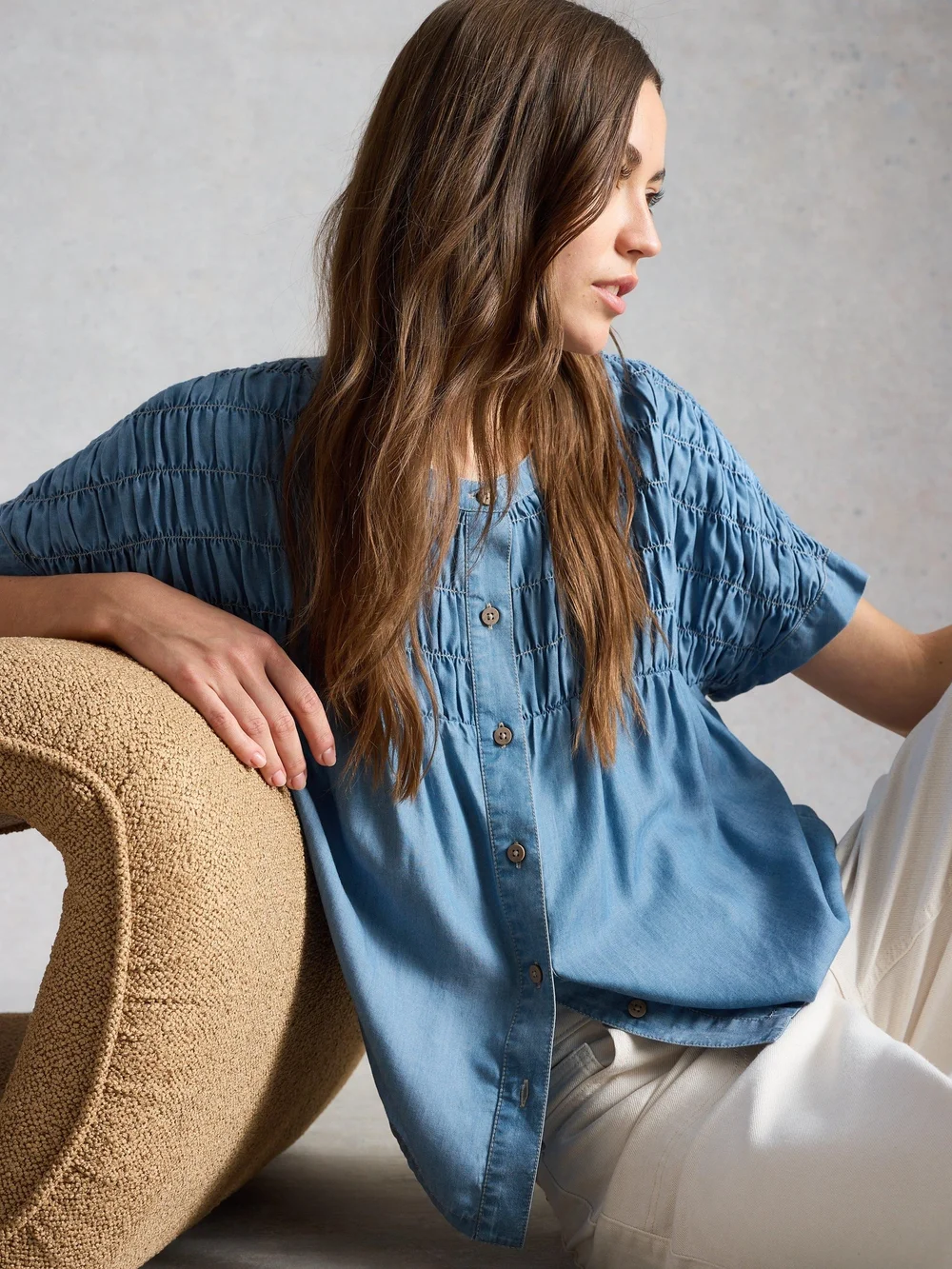 Chemise Tammie Chambray - Mid Denim - 48 Image 1