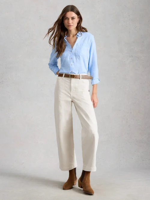 Chemise Sophie en coton biologique - Blue Mlt - 52 Image 2