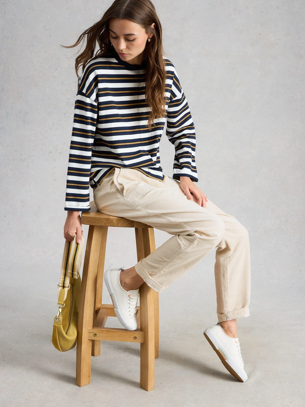 Pantalon en cordon Twister - Nat White - 52/R Image 1